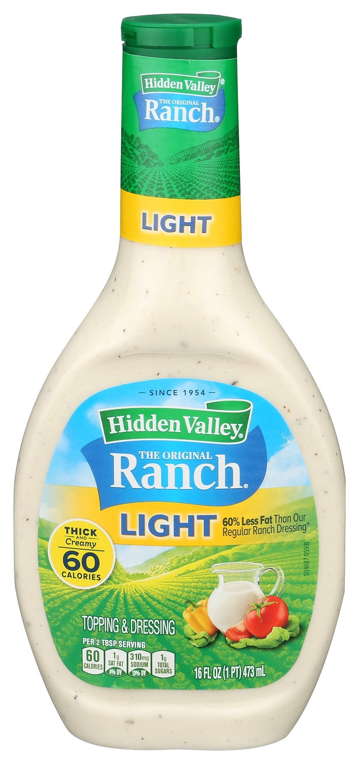 6-PACK OF DRESSING RANCH THE ORIGINAL RANCH LIGHT