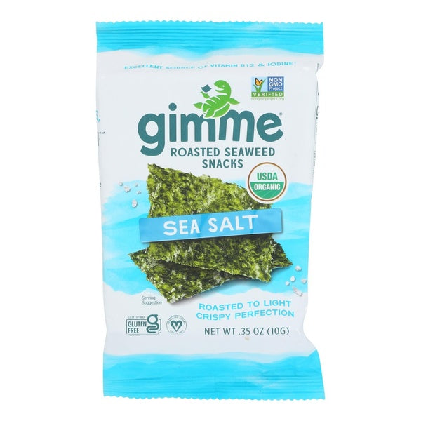 12-PACK OF Chip Veg Seaweed Salt Gimme 0.35 oz