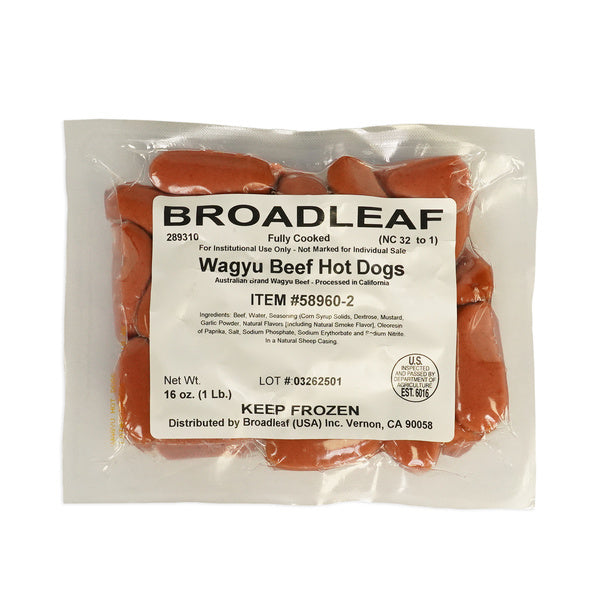 1 LB-PACK OF FRANK BEEF KOBE STY 32X1 LB