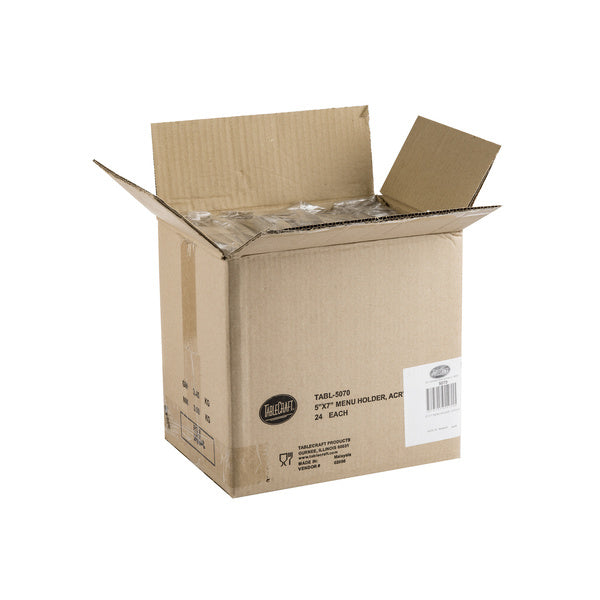 24 CT-PACK OF HOLDER MENU ACRLC 5X7
