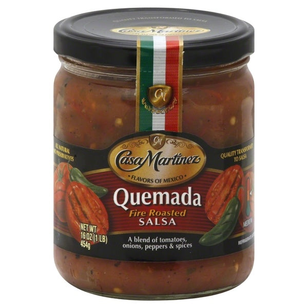 6-PACK OF SAUCE SALSA QUEMADA 16 OUNCE - CASE OF 6