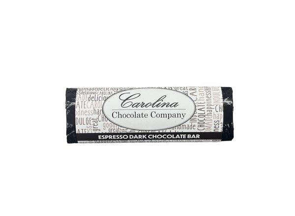 24-PACK OF Chocolate Dark Espresso Bar, Carolina Chocolate Company