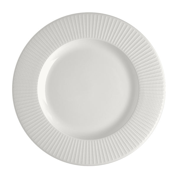 36 CT-PACK OF PLATE WHITE MID RIM 6.25 DIA