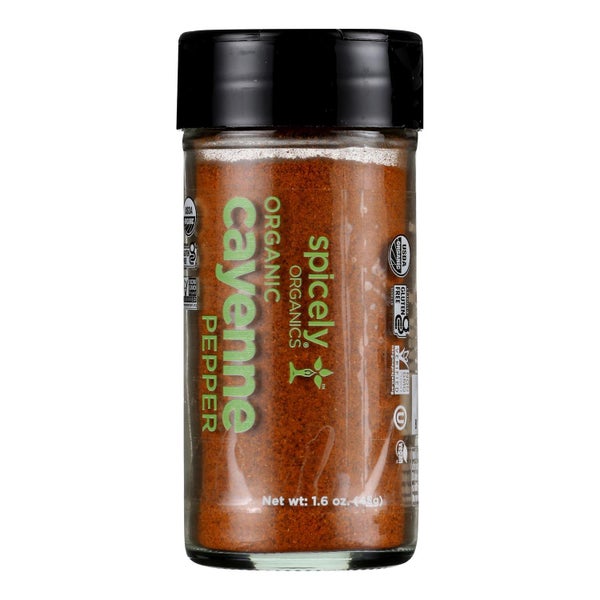 3-PACK OF Spice Pepper Cayenne Organic Spicely Organics 1.6 oz