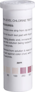 100- PACK OF SANITIZER TEST STRIPS CHLR1000