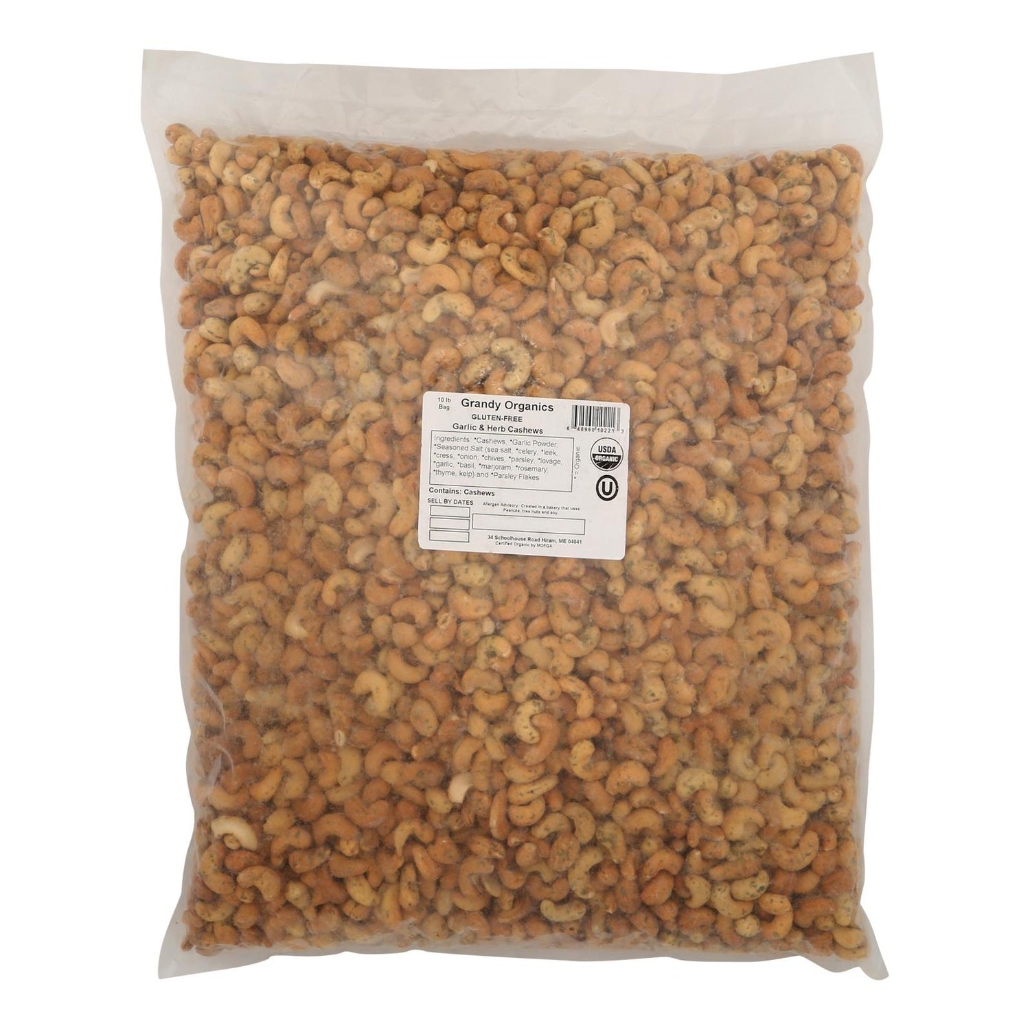 10-PACK OF NUT CASHEW GARLIC & HERB