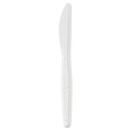960-PACK OF Cutlery Plastic Dixie SmartStock Series-B Mediumweight Plastic Knives Refill - 6.3 Inch White Cutlery (40 Knives per Pack, 24 Packs per Carton)