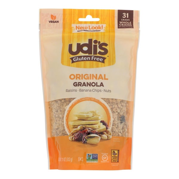 6-PACK OF SNACK GRANOLA ORIGINAL BANANA CHIPS NUTS