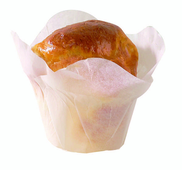 10-PACK OF CUP BAKING WHT SILCN LOTU 4 OZ