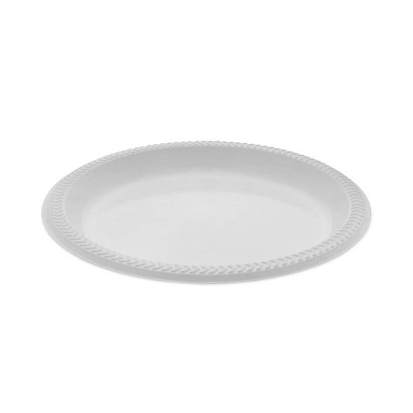 400-PACK OF Plate Dinner Pactiv Corp. YMI9 8.88-Inch Diameter Meadoware Ops Dinner Plate - Elegant White Tableware (400 Count)