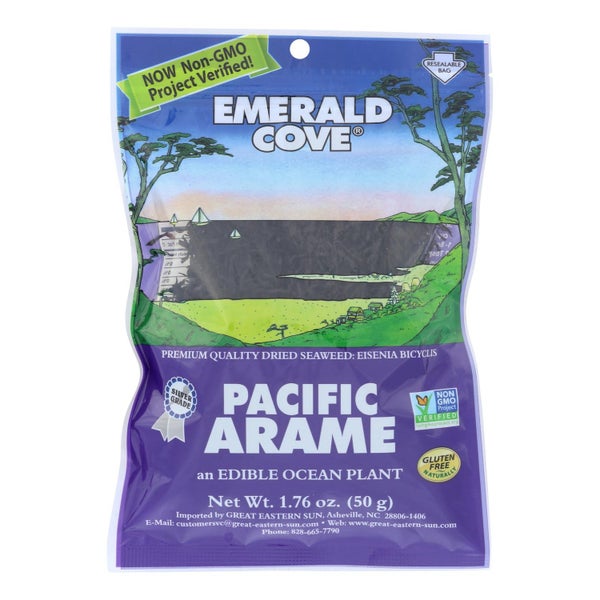 6-PACK OF Vegetable Seas Pacific Arame Emerald Cove 1.76 oz