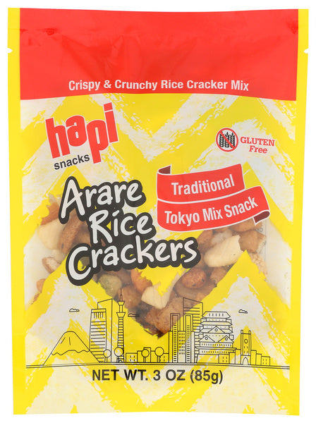12-PACK OF Snack Mix Hapi 3 oz