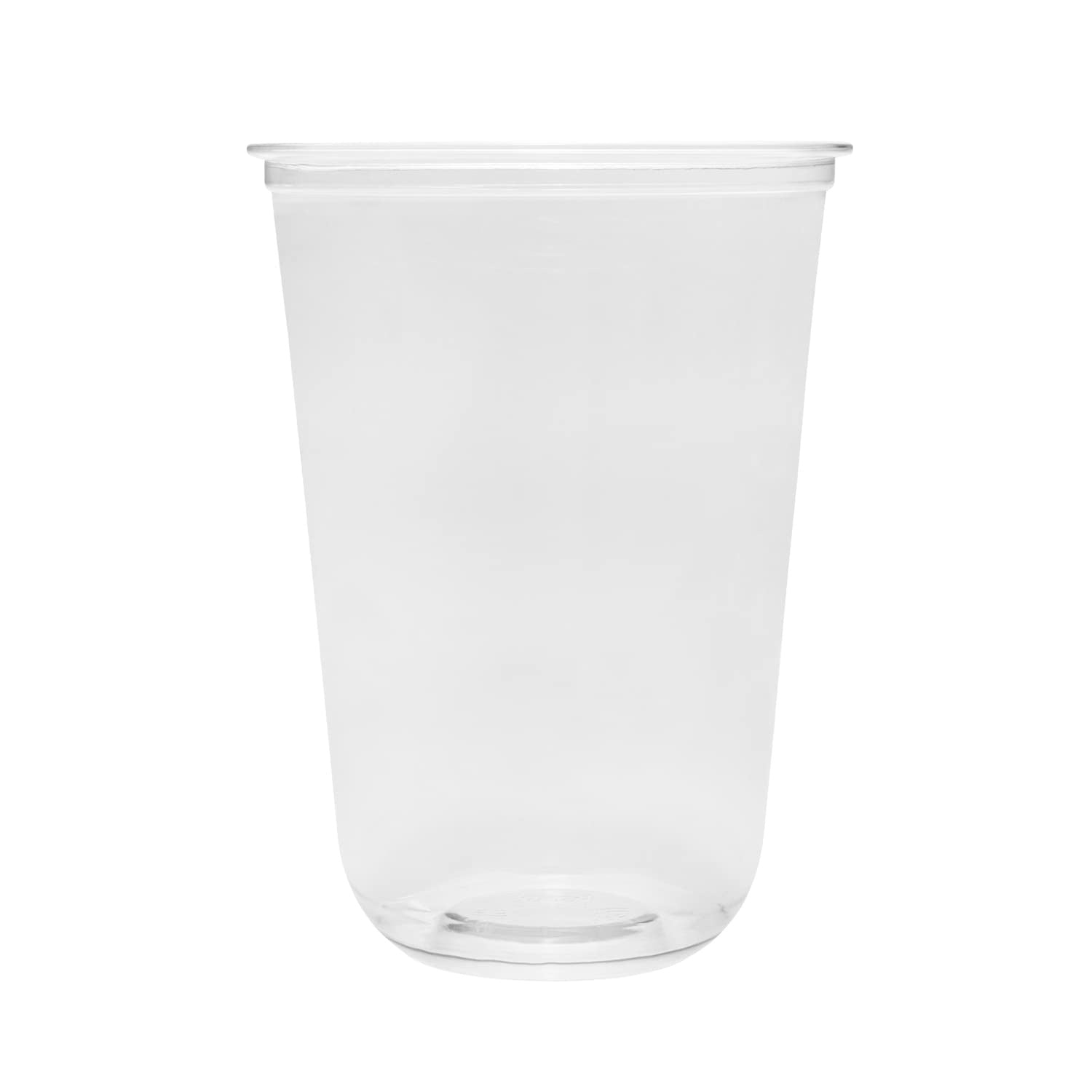 1000-PACK OF Cup Plastic Karat [1,000 Pack - 20oz] Clear Plastic Cups, U-Shape PET Cups (98mm), C-KC20-U