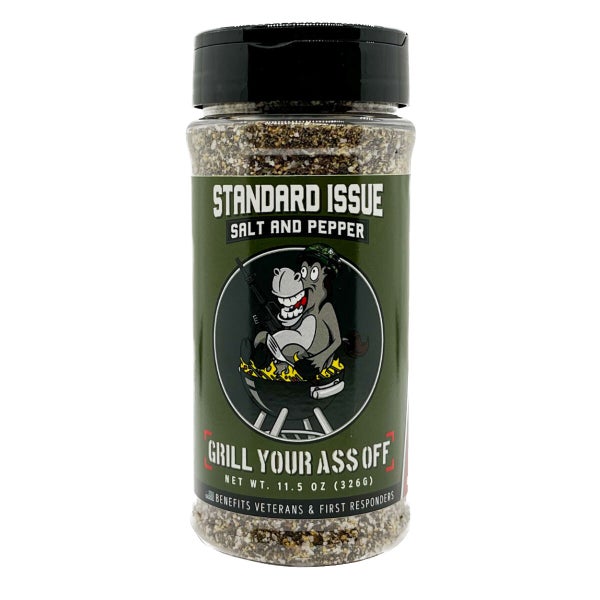 6-PACK OF Seasoning Salt + Pepper Standard Issue, GYAO
