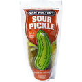 12-PACK OF Large Sour Pickle Whole Single Serve Pouch Van Holten Pickles, 12 - 1 Ea