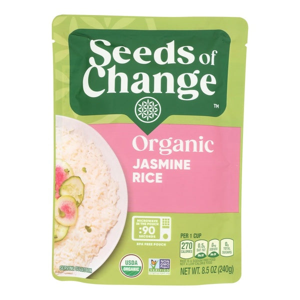 12-PACK OF Rice Jasmine Seed Of Change 8.5 oz