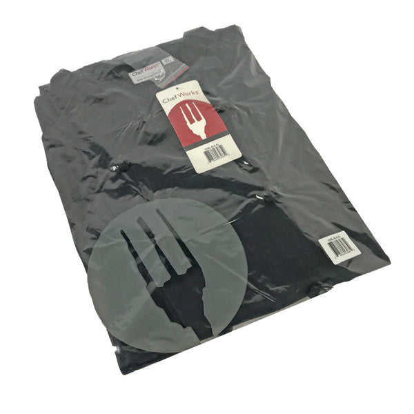 X-LRG-PACK OF COAT CHEF BLK MONPELLIER