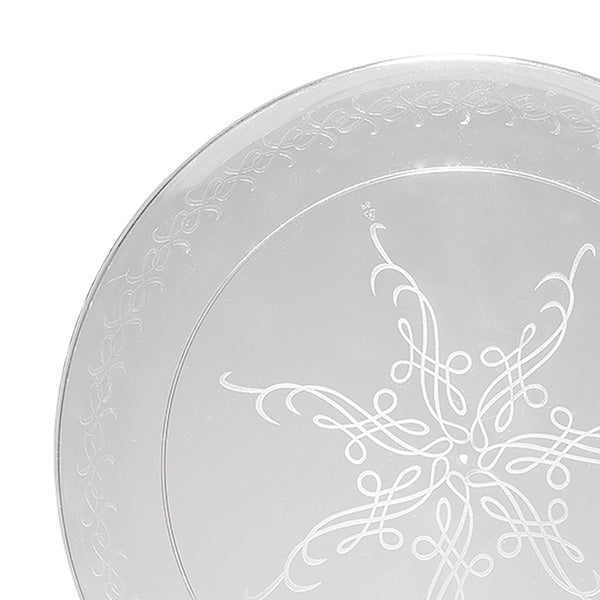 12-PACK OF Plate Buffet 9" Floral Round