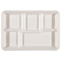 8-PACK OF 5 Compartment Trays, No Pfas Added Tellus, 8 - 50 EA