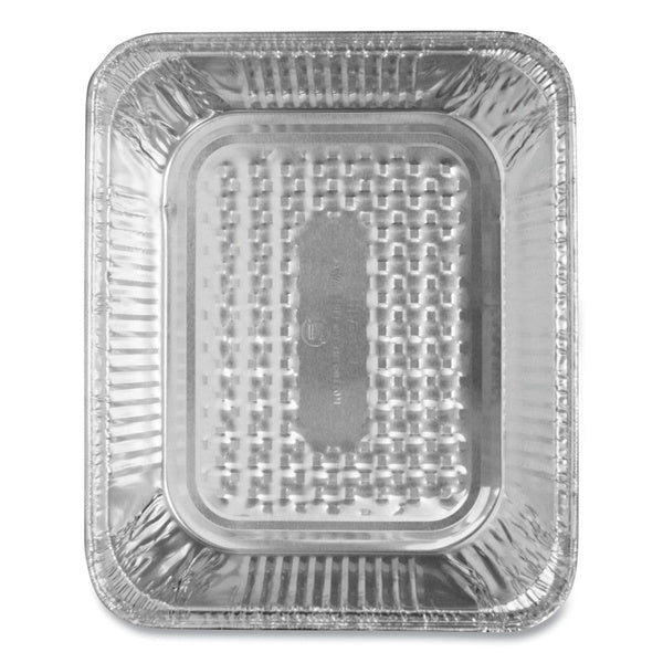 100-PACK OF Handi-Foil 8450 10.38 in. x 12.75 in. x 2.19 in. JIF-FOIL Half-Steam Table Pan (100/Carton)