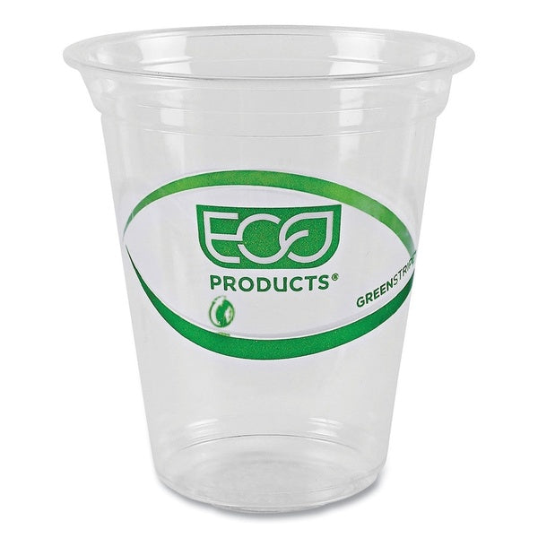 50-PACK OF Cup Cold Eco-Products EP-CC16-GSPK 16 oz GreenStripe Compostable Cold Cups - Clear, 50 Count Pack for Sustainable Dining