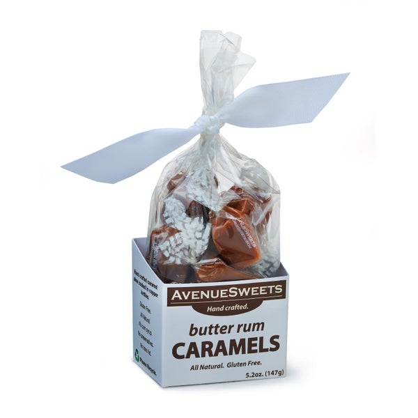 12-PACK OF Candy Caramels Butter Rum, AvenueSweets