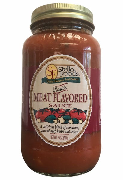 12-PACK OF Sauce Meat Flavored Rosie's, Stello Foods