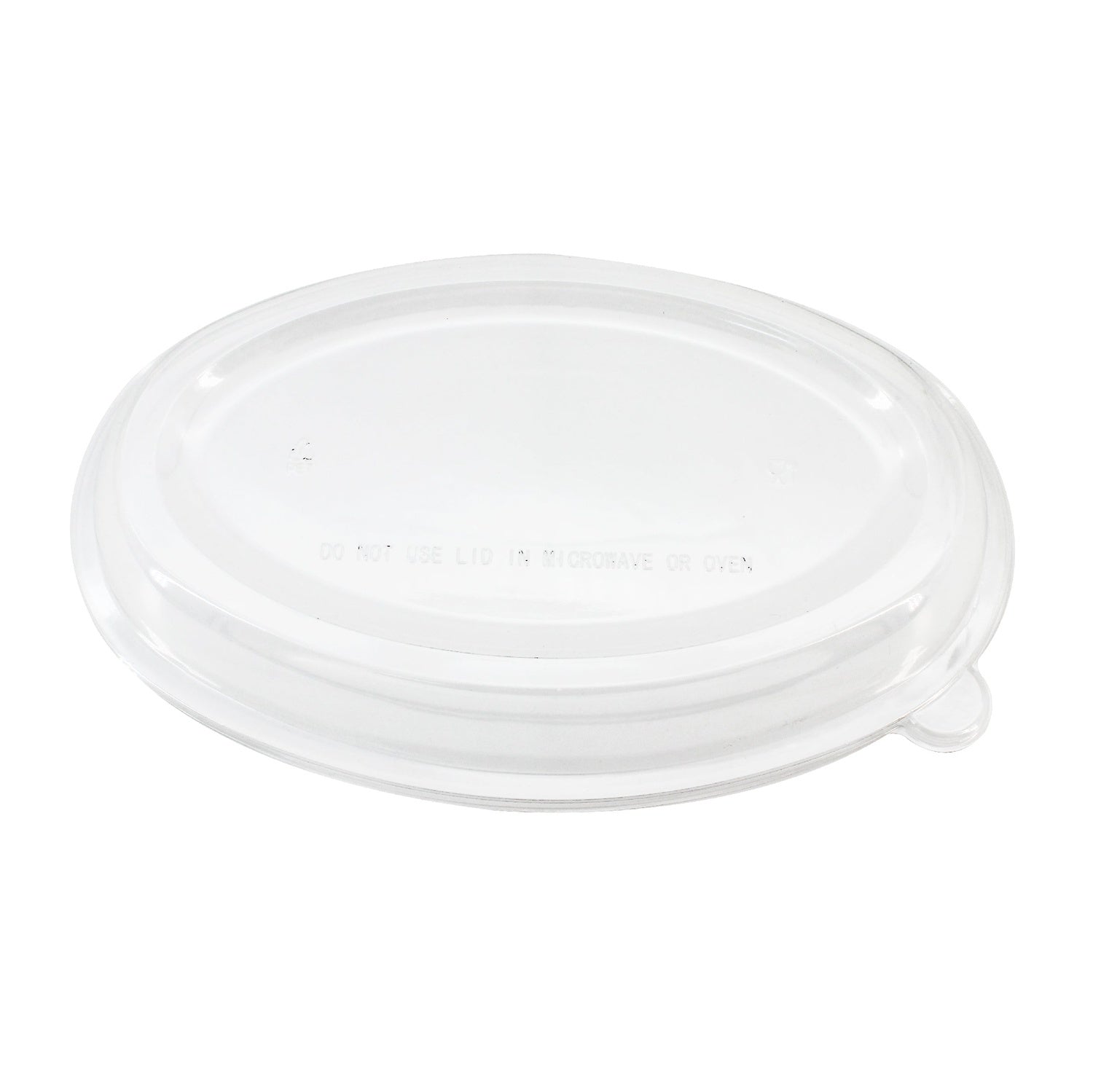 300-PACK OF LID CLEAR FOR 28 OZ OVAL BOWL DISPOSABLE