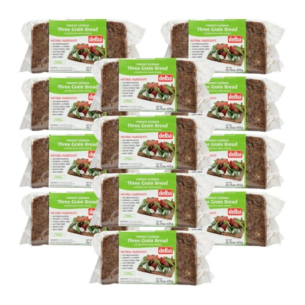12-PACK OF Bread Grain 3 German Delba 16.75 oz