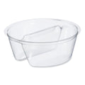 1000-PACK OF Container Insert Dart PF35C2 Clear Plastic Cup Inserts - 3.6 Inch Diameter, 1.3 Inch Height, 3.5 oz - Perfect for Grab n Go Food Packaging (1,000 Inserts per Carton)