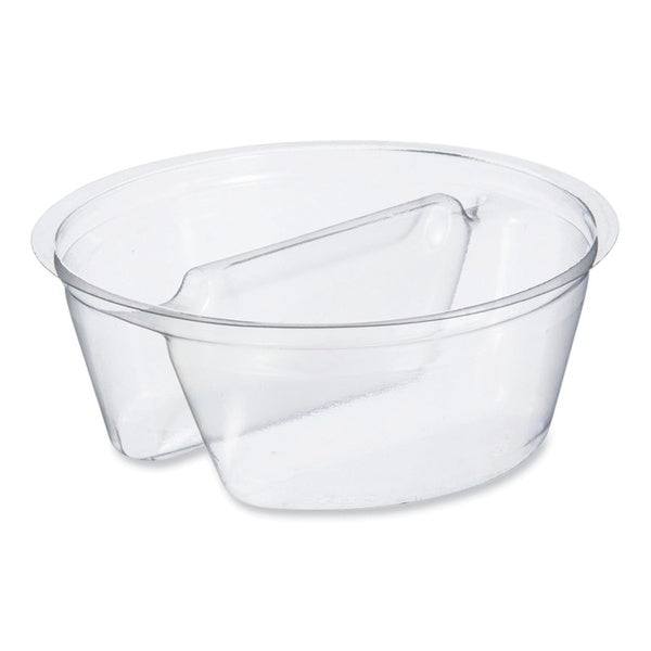 1000-PACK OF Container Insert Dart PF35C2 Clear Plastic Cup Inserts - 3.6 Inch Diameter, 1.3 Inch Height, 3.5 oz - Perfect for Grab n Go Food Packaging (1,000 Inserts per Carton)