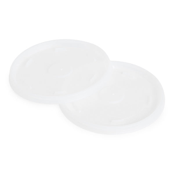 14-PACK OF LID PLAS VENTED TRANS F/8-32OZ