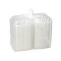 2-PACK OF CONTAINER PLAS CLR HNG 8IN