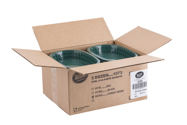 36 CT-PACK OF BASKET OVAL PP FGRN 9.25L