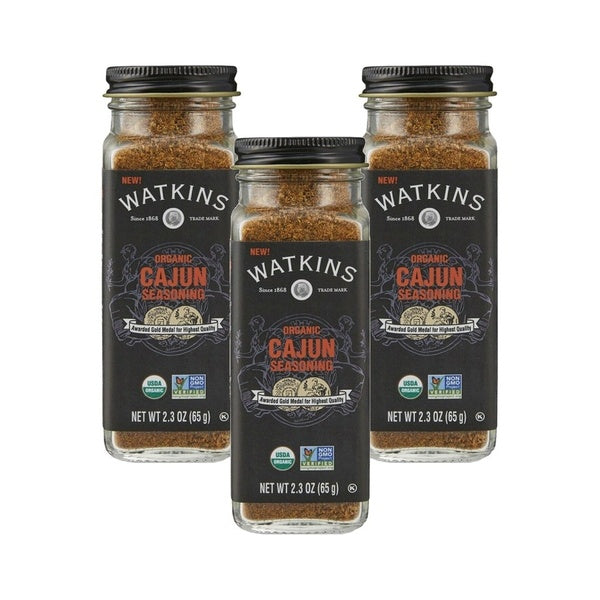 3-PACK OF Spice Cajun Watkins & Co Dispble Bags 2.3 oz