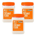 3- PACK OF Flour Organic Coconut Betterbody Foods Peanut 2.25 lb