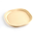 500-PACK OF Plate 9 inches square round,Natural, 500 Count Case