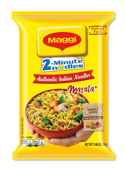96-PACK OF NOODLE DRY MAGGI MASALA NOODLES 96X70 GM (EXPORT PACK)
