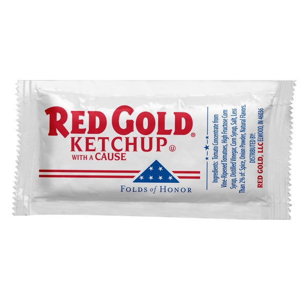 1000-PACK OF KETCHUP PACKET FOIL