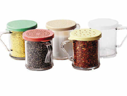 10 OZ-PACK OF DREDGE POLY S&P LID W/HANDLE