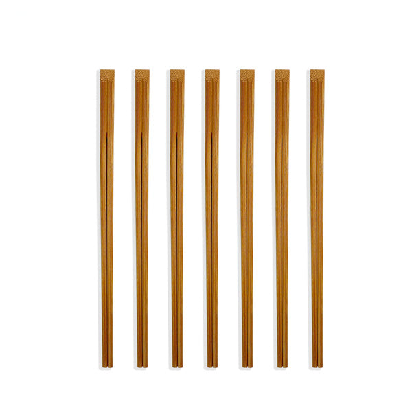 10-PACK OF Chopsticks Bamboo Carbonized Tensogue Disposable 8.3"