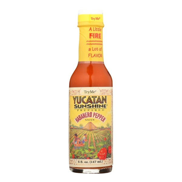 6-PACK OF Sauce Hot Yucatan Sunshine Try Me 5 oz