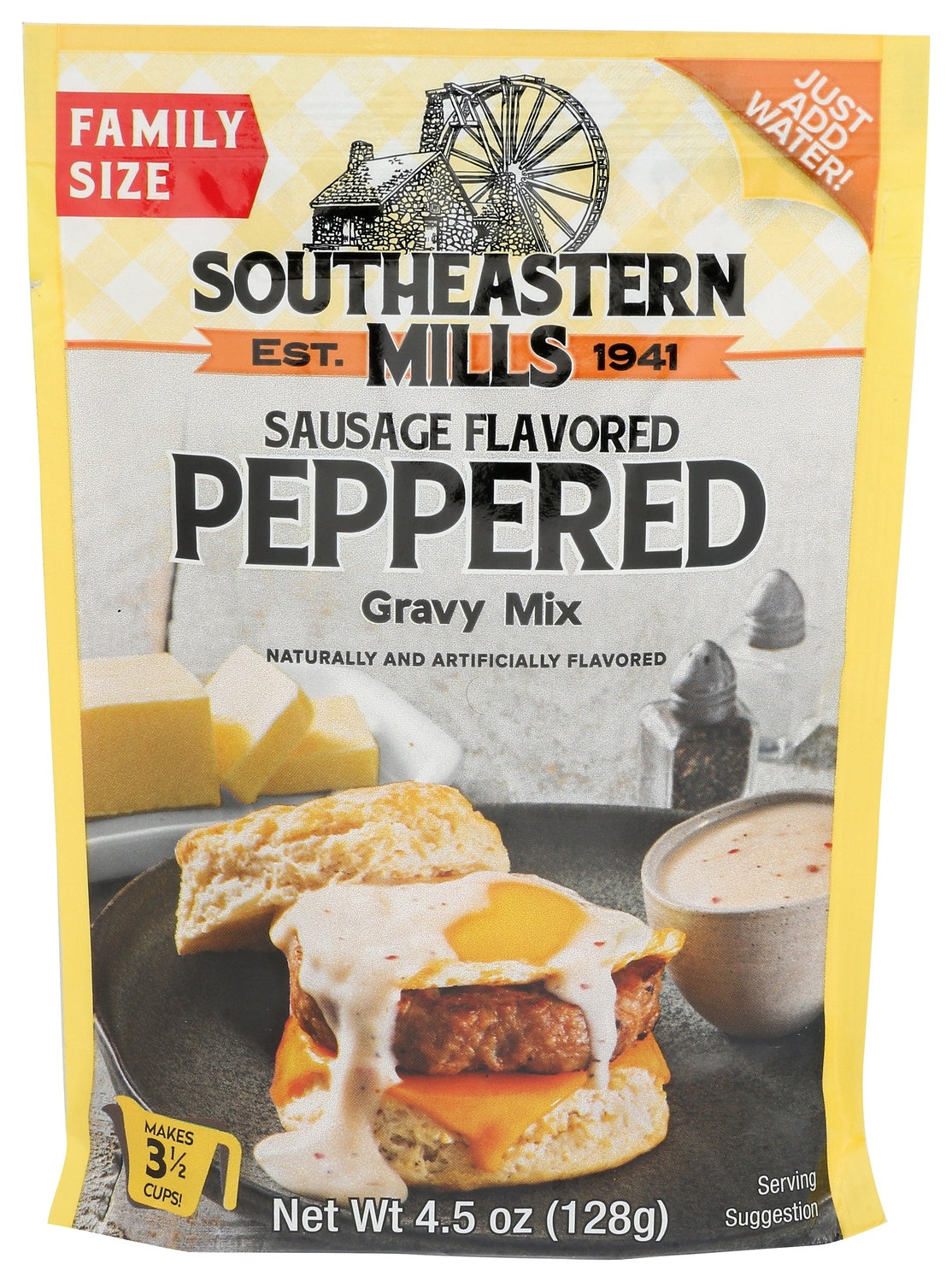 12-PACK OF MIX GRAVY SAUSAGE FLAVORED, PEPPERED