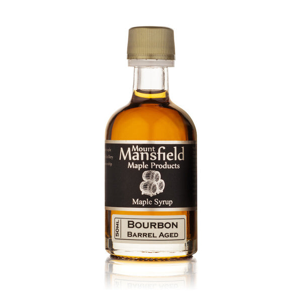 24-PACK OF Syrup Maple Organic Bourbon Barrel Aged, Mount Mansfield Maple Products