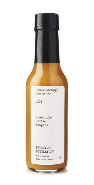 12-PACK OF Sauce Hot Reapers Pineapple Garlic .003, Senor Lechuga