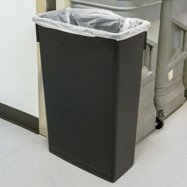 23 GAL-PACK OF CONTAINER TRASH SLENDER BLK