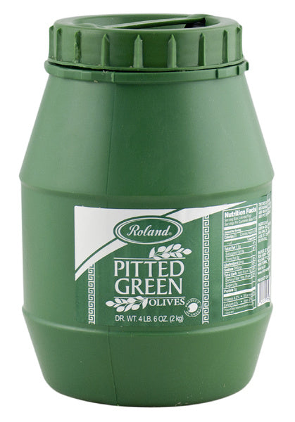 6-PACK OF OLIVE GREEN PITTED
