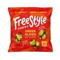 120-PACK OF Snack Olives Hot & Spicy Green Olives 1.1oz/120ct Party Pack BULK