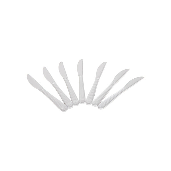 1000-PACK OF Knife Plastic Karat 1,000 ct PP Plastic Premium Extra Heavy Weight Knives, White