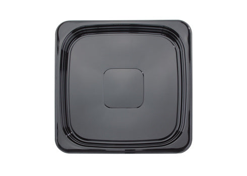 25-PACK OF TRAY PLAS CATERLINE BLK SQUARE